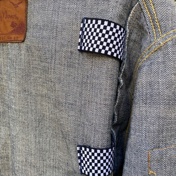 VTG Dry Bones X Japan 🇯🇵 Selvage Denim Jacket, Sz M - Picture 15 of 16